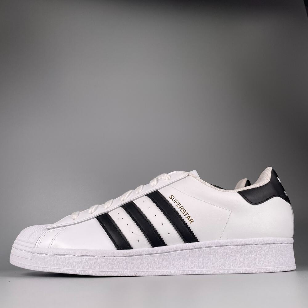 Adidas Superstar Men's 13 White Black Athletic Lifestyle Shoes Casual Sneakers